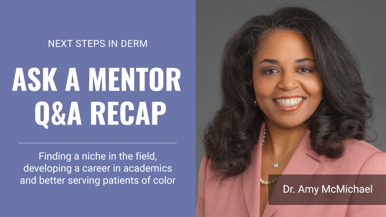 Ask a Mentor Q&A Recap – Dr. Amy McMichael