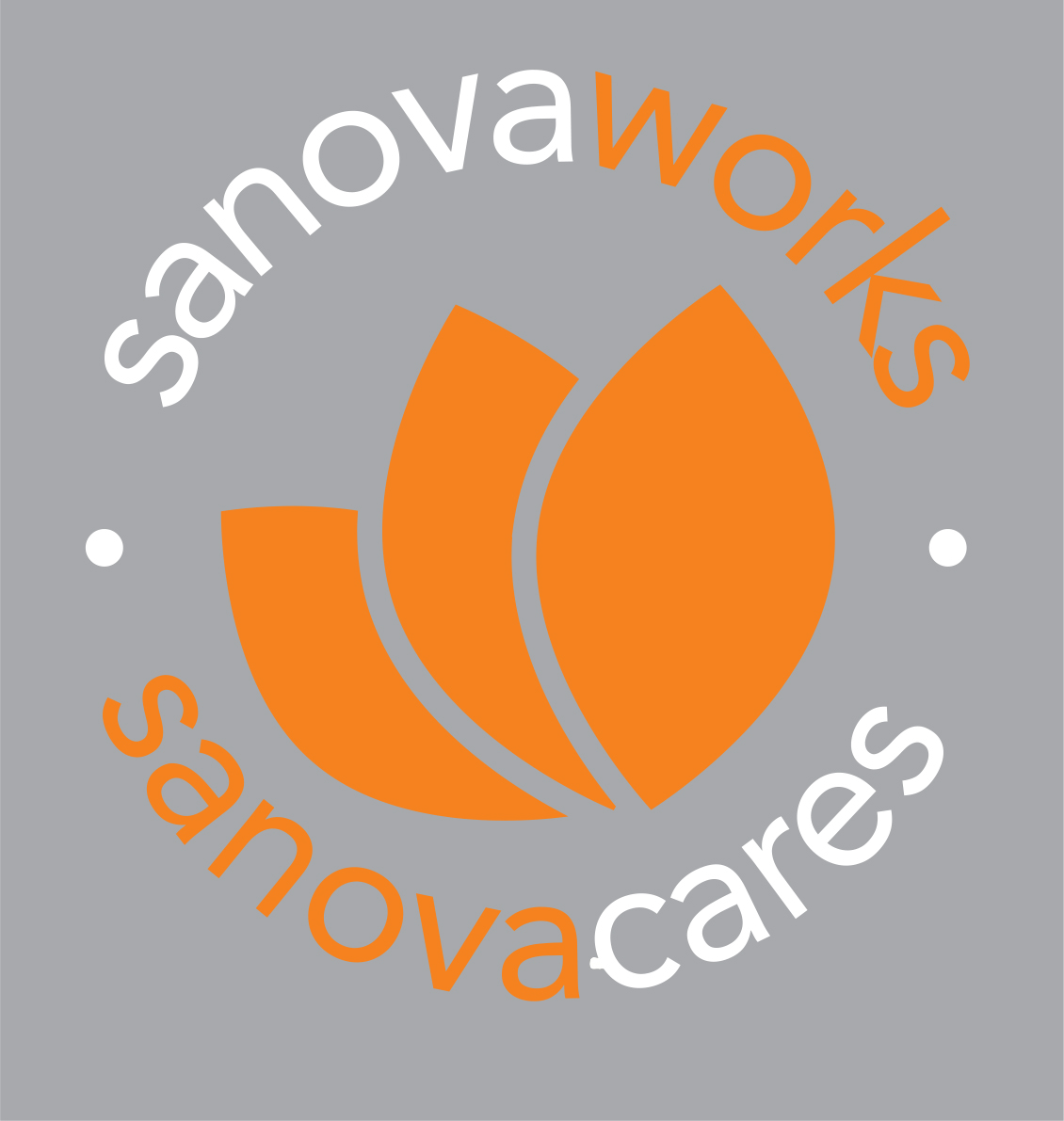 Sanovaworks Cares logo